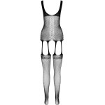 PASSION - ECO COLLECTION BODYSTOCKING ECO BS007 BIALY